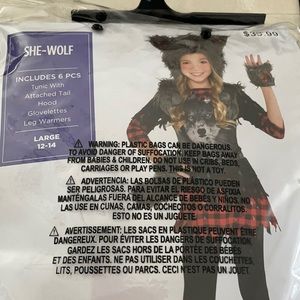 Girls she wolf costume.